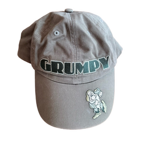 Vintage Adult Walt Disney World Green Grumpy Snow White Baseball Hat Size OS